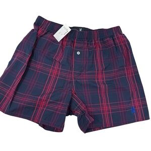 Psycho Bunny Men’s Size Small Woven Boxer Shorts Cotton Plaid New